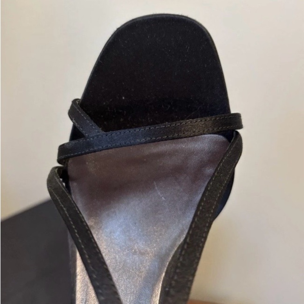 Authentic Prada Black Strappy Heels - Picture 6 of 11